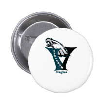 Vicksburg Eagles Football Pinback Button