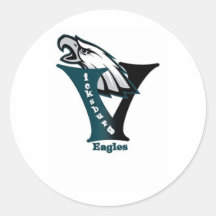 Vicksburg Eagles Football Sticker