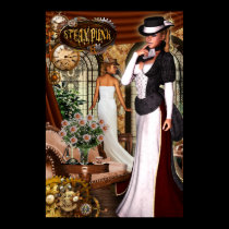 Vicrorian Steampunk Print posters