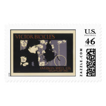 Victor Bicycles Overman Wheel Co., Will Bradley postage by vintagegiftmall Victor Bicycles Overman Wheel Co., Will Bradley postage
