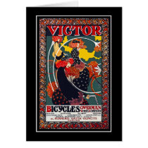 Victor Bicycles - William Bradley cards by VintageCabaret Victor Bicycles - William Bradley cards