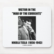 Victor In the "War Of The Currents" mousepads by wordsunwords Victor In the "War Of The Currents" mousepads