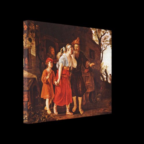 Victor Valdes i Arribas - The Expulsion of Hagar Canvas Print
