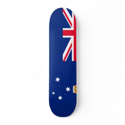 Victoria Australia, Australia Skate Board Deck by bestflag
