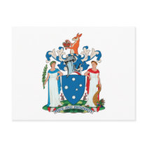 Victoria Coat of Arms Postcard