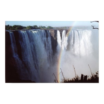 Victoria Falls Poster by KalahariSue