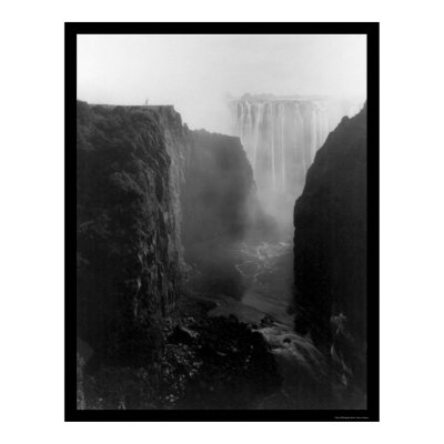Victoria Falls Rhodesia 1902 Print by lc_vintagephotos