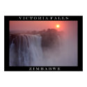 Victoria Falls Sunrise Poster posters by victoriafallsguide Victoria Falls Sunrise Poster posters