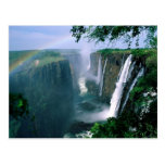 victoria falls, zimbabwe postcard