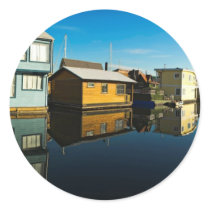 Victoria floating houses 1 stickers by alinphoto Victoria floating houses 1 stickers