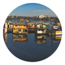 Victoria floating houses 3 stickers by alinphoto Victoria floating houses 3 stickers