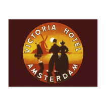 Victoria Hotel Amsterdam postcards by vintage_poster Victoria Hotel Amsterdam postcards