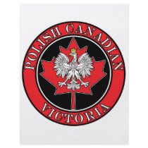 Victoria Round Polish Canadian Leaf flyers by PolishCanadian Victoria Round Polish Canadian Leaf flyers