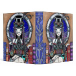 "Victoria" Steam Punk Faerie Art Avery Binder