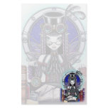 "Victoria" Steam Punk Faerie Art Stationery