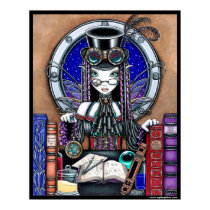 Victoria Steam Punk Faerie Poster posters by mykajelina Victoria Steam Punk Faerie Poster posters