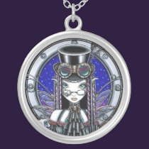 "Victoria" Steam Punk Porthole Faerie Art Necklace necklaces