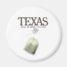 Victoria Texas Tea Party Fridge Magnets
