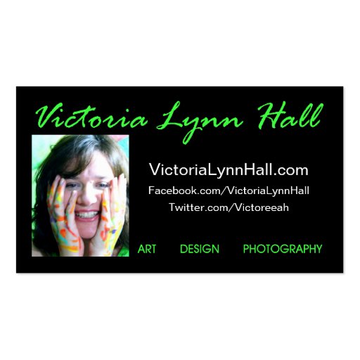 VictoriaLynnHall.com Business Cards