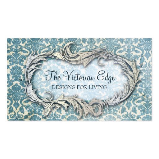 Victorian Aesthetic Damask Business Card