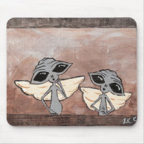 Victorian Aliens Mouse pad