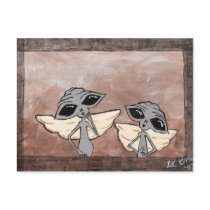 Victorian Aliens Post Card postcards