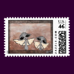 Victorian Aliens Postage Stamp