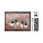 Victorian Aliens Postage Stamp