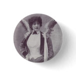 Victorian Angel Pinback Button