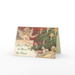 Victorian Angel Christmas Card