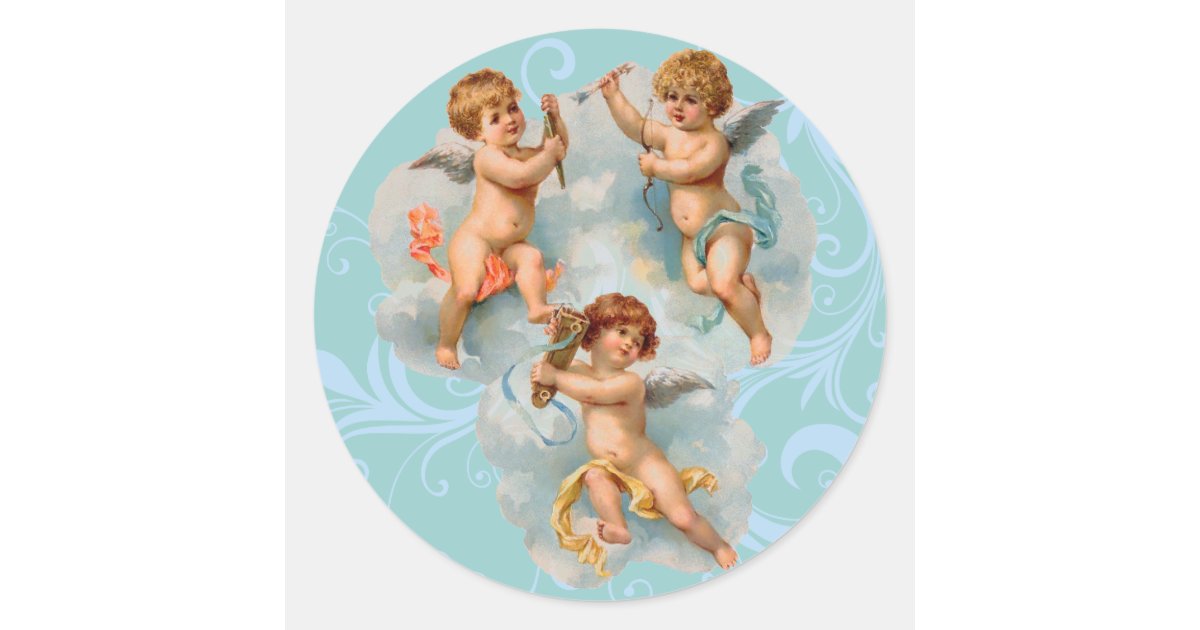 Victorian Angel Stickers Zazzle