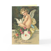 Victorian Angel Valentine's Day Card