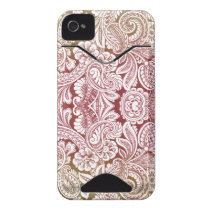 Victorian Arabesque, HALYDON - Cream & Brown Iphone 4 Id Covers