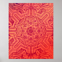 Victorian Arabesque, IDALIS - Flamingo Posters