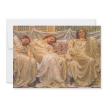 Victorian Art Albert Joseph Moore The Dreamers Personalized Invite