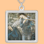 Victorian Art Silver Necklace necklaces