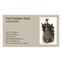Victorian Bat - Business Card