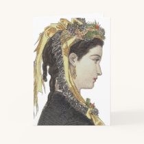 Victorian Beauty - Greeting Card - Customized