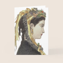 Victorian Beauty - Greeting Card - Customized