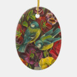 Victorian Bird Christmas Ornament