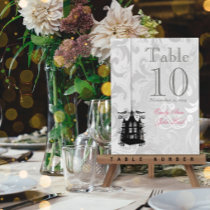 Victorian Birdcage Wedding Table Number Cards Postcard