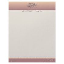 Victorian Blush Customized Letterhead