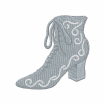 Victorian Boot embroidered shirts by ZazzleEmbroidery Victorian Boot embroidered shirts