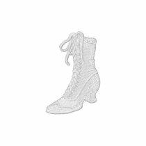 Victorian Boot embroidered shirts by ZazzleEmbroidery Victorian Boot embroidered shirts