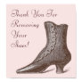 Victorian Boot Please Remove Your Shoes Sign