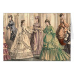 Victorian Bride and Attendants Greeting Card