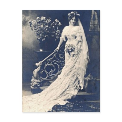 Victorian Bride Postcards