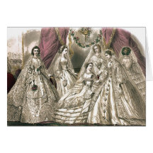 Victorian Brides Greeting Cards