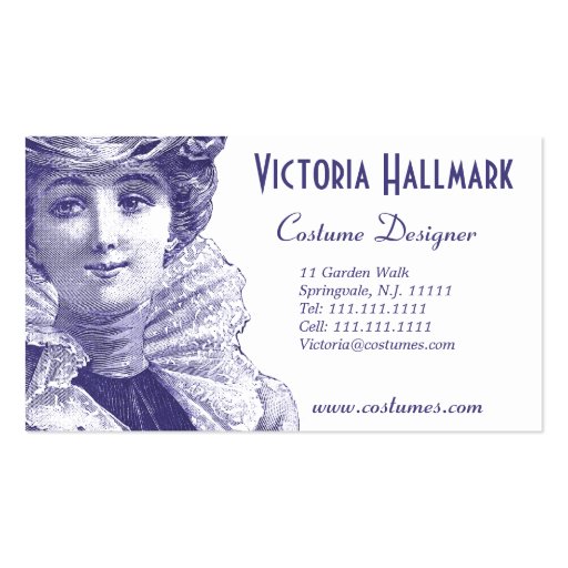 Victorian Calling Cards Vintage Clothing Costumes Business Cards