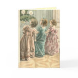 Victorian Children Christmas Card